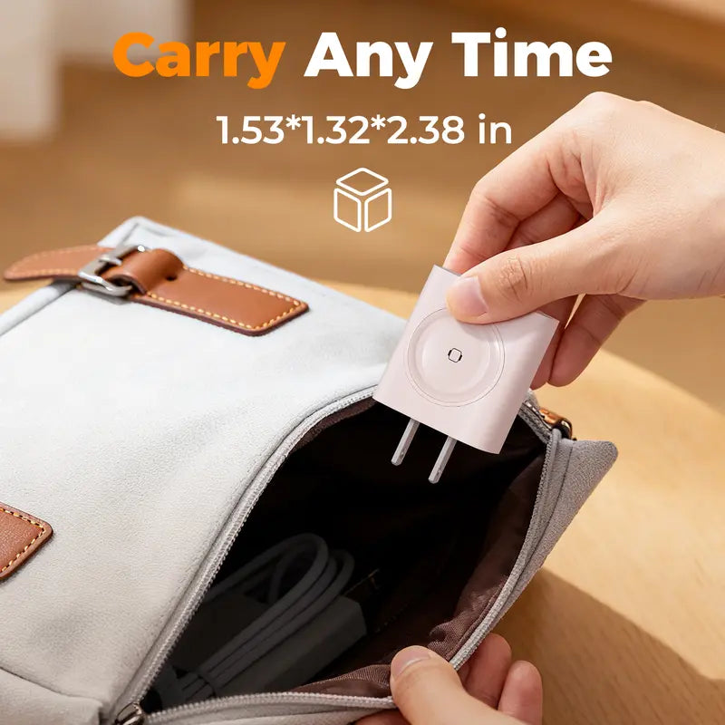 Experience Fast and Versatile Charging with the Tessan 3-In-1 PD20W USB-C Charger Block - Wireless Charging for Apple Watch and Dual Ports for iPhone and More!