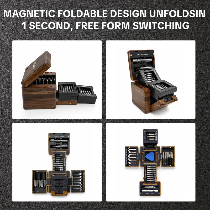 Discover the Ultimate VOOTIK 55-In-1 Magnetic Screwdriver Set – Precision Tools for Home Repair, Electronics, and Furniture Installation – A Perfect Practical Gift!