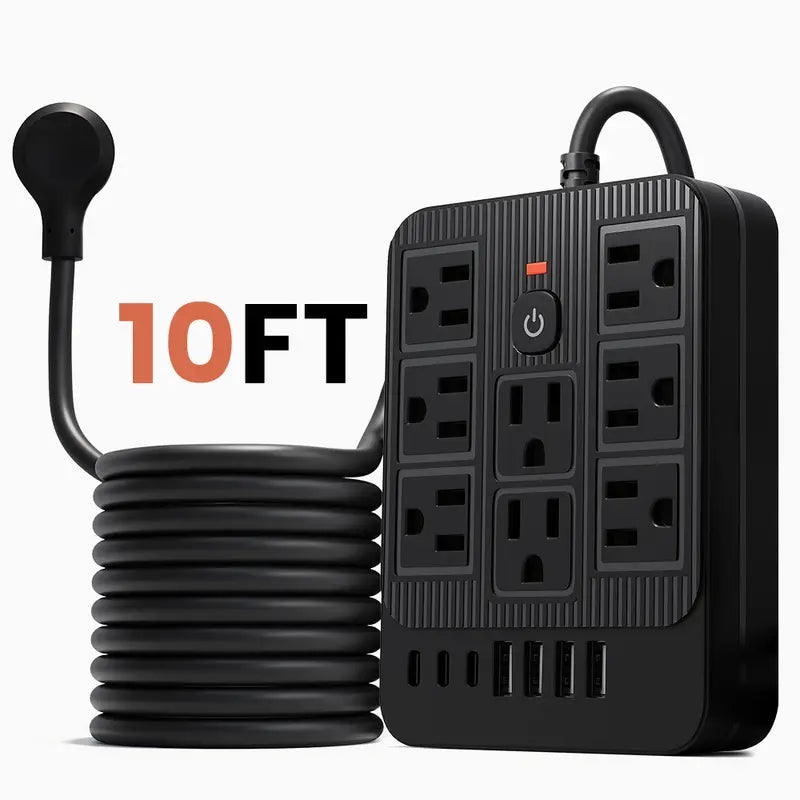 Ultimate 15-In-1 Charging Station Surge Protector: Power Up Your Home and Office with Ease!