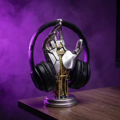 Cyberpunk Asura Vinyl Mechanical Hand Figurine - Unique Collectible Decor for Gamers, Perfect Gift Idea and Stylish Game Controller Stand