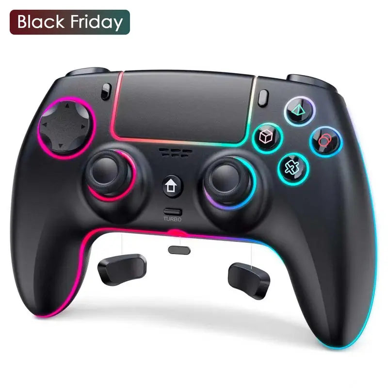 Elevate Your Gaming with the JORREP Wireless Hall Effect Joystick Controller for PS5 - Anti-Drift Precision, Vibrant RGB Lights, and Adjustable Features for Ultimate Control!