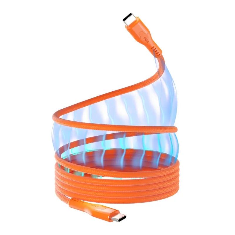 Elevate Your Charging Game with the STATIK Magstack USB-C to USB-C Cable | 100W Fast Charge & 480Mbps Data Sync | Tangle-Free Braided Design for All Your Devices