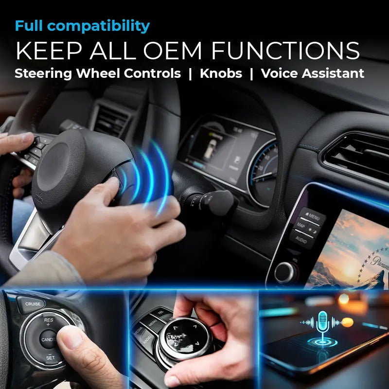 Autosky AI Box Lite Wireless Carplay Converter Car Video Players - Auto Accessories, Vehicle Accessory, Plug&Play, Wireless Android Auto, Wi-Fi Streaming for Road Trip Passengers (Netflix, Hulu, Disney+, ESPN, Youtube) | Requires Factory Wired Carplay