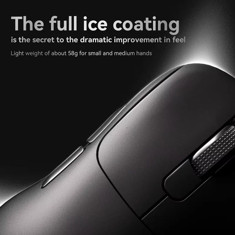 AJ179 APEX PAW3950 30000DPI Wireless Gaming Mouse - Ergonomic Right-Handed Design with RGB Charging Dock