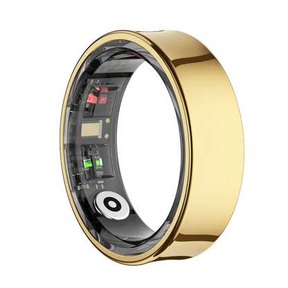 Hitienx Pink Ceramic Smart Ring: The Perfect Fusion of Fashion and Fitness for Women - Track Sleep, Heart Rate & More!