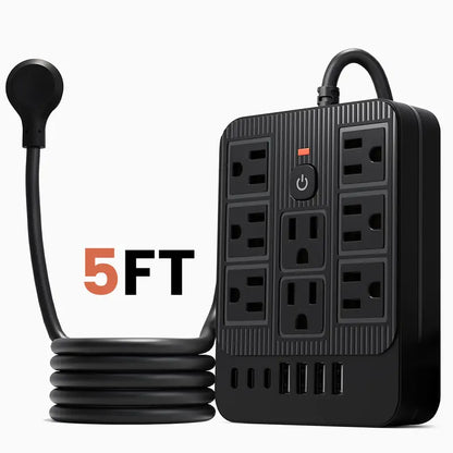 Ultimate 15-In-1 Charging Station Surge Protector: Power Up Your Home and Office with Ease!