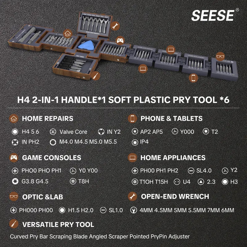 Discover the Ultimate VOOTIK 55-In-1 Magnetic Screwdriver Set – Precision Tools for Home Repair, Electronics, and Furniture Installation – A Perfect Practical Gift!