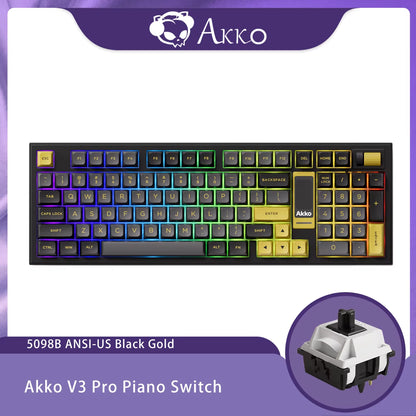 Elevate Your Gaming Experience with the 5098B Wireless Mechanical Keyboard: TFT Screen, Hot-Swap Keys, and Stunning RGB Backlighting