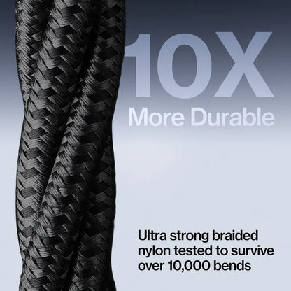 Elevate Your Charging Game with the STATIK Magstack USB-C to USB-C Cable | 100W Fast Charge & 480Mbps Data Sync | Tangle-Free Braided Design for All Your Devices