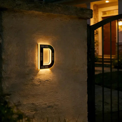 Illuminate Your Home with ISUNMEA 9-Inch Solar-Powered LED House Numbers – Stylish, Waterproof, and Eco-Friendly Address Signage