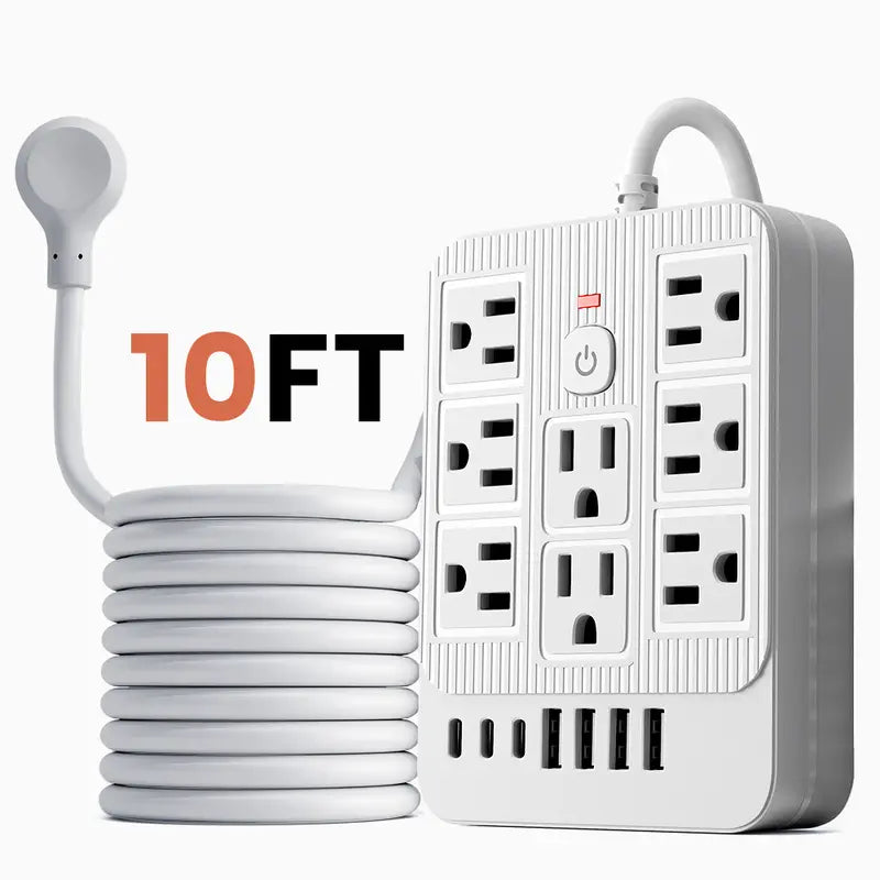Ultimate 15-In-1 Charging Station Surge Protector: Power Up Your Home and Office with Ease!