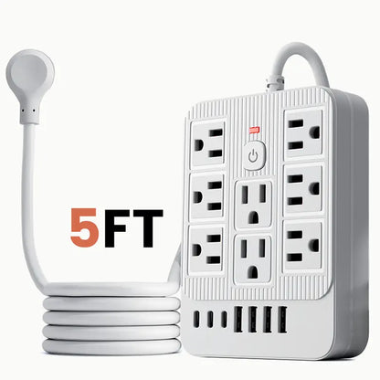 Ultimate 15-In-1 Charging Station Surge Protector: Power Up Your Home and Office with Ease!