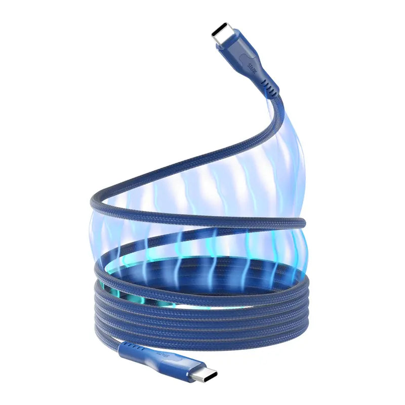 Elevate Your Charging Game with the STATIK Magstack USB-C to USB-C Cable | 100W Fast Charge & 480Mbps Data Sync | Tangle-Free Braided Design for All Your Devices